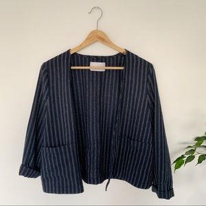 OAK + FORT Tops - OAK & FORT semi cropped long sleeve shirt OAK + FORT Tops - OAK & FORT semi cropped long sleeve shirt